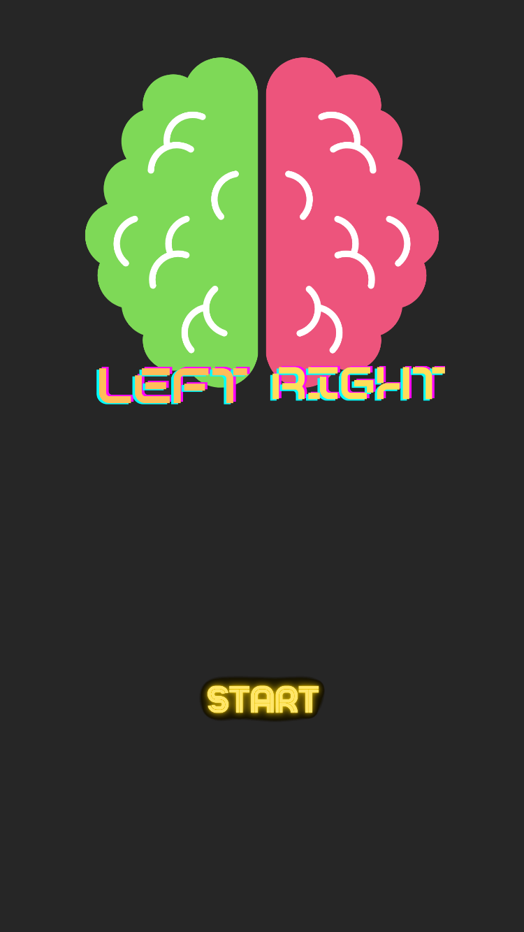 Learn Left Right Main Screen